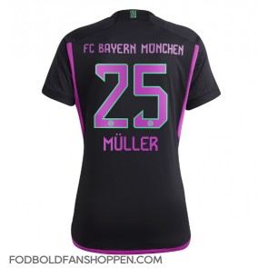 Bayern Munich Thomas Muller #25 Udebanetrøje Dame 2023-24 Kortærmet